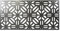 Chapa Perforada Decorativa de Hierro | Panel Metálico Hierro en Crudo | 2000x1000 mm | Ideal para Decoración de exteriores | Vallas, Celosías, Paredes, Balcones, Jardines | Mod. 44