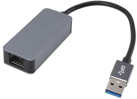 USB 3.0 auf 2,5 G Ethernet-Adapter, Tragbarer USB 3.2 USB AM auf 2,5 Gbit/s Ethernet-Adapter, Kabelgebundenes Netzwerk auf USB-Konverter, für 7 8 8.1 10 XP, für OS X, für