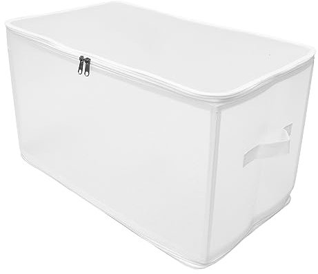 MAGICLULU Sheets clear plastic storage bins outfit sheet cupboard sock rack nylon sock clothes bag storage bins desktop storage box frosted storage zipper Storage rack
