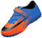 VLOOKST Zapatos de Fútbol Niño Cesped Artificial Zapatillas de Fútbol Zapatillas Deportivas Aire Libre Zapatillas de Futbol Adolescentes Botas de Fútbol Azul Naranja 33EU
