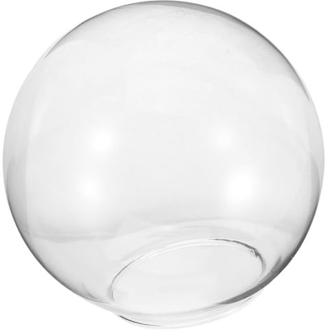 Ciieeo Klarglas-Lampenschirm Als Ersatz Für Leuchte Vintage-Pendelleuchte Kugel Für Wandleuchter Kronleuchter Pendelleuchte Durchmesser 150 Mm Loch 70 Mm
