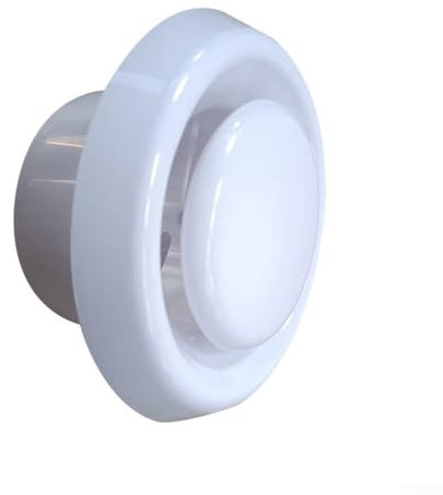 Vent Cover for Bathroom Ceiling Extractor Fan ABS Material, Flush Installation (4inch)