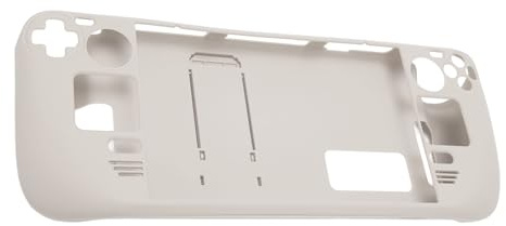 XUMIUZIY Étui de Protective pour Steam Deck, étui de Protective coloré à Couverture Complète avec Support pour Ordinateurs Portables de Jeu Steam Deck, Matériel PC (White)