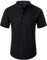 siliteelon Men's Linen Shirts Short Sleeve Henley Linen Shirts for Men Adult Regular Fit Casual Shirt Holiday Trip Summer Beach Cotton Shirt Black