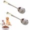 2 PCS Pet Food Spoon Cute Stainless Steel Dog Spoon Pet Food Scoop Paw Cat Can Spoon for Pets Premium Quality