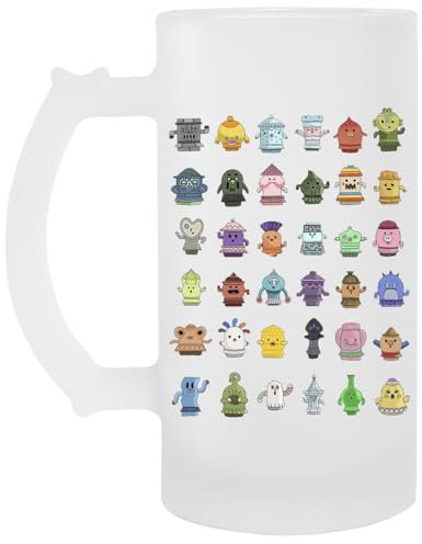 Jinbetee Gyroid Guide Transparenter Bierglas-Trinkbecher Mit Griff