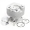 cylingcolors Cilindro + pistón + segmento Compatible con desbrozadora Stihl FR350, 450, FS400, 450 Ø 42 mm