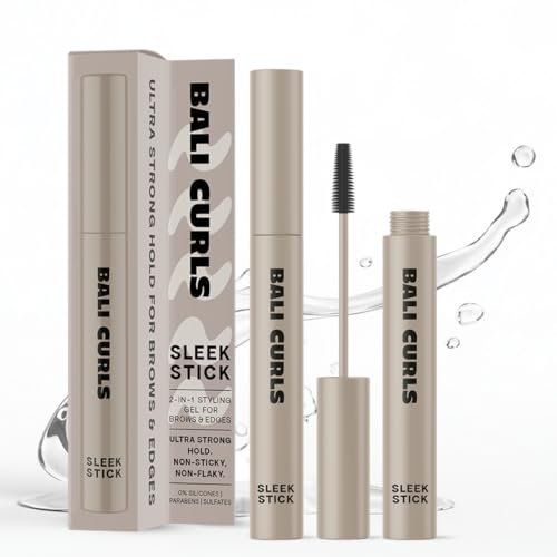 BALI CURLS Sleek Stick – Augenbrauen Stick mit starkem Halt – Transparentes Styling Wax für Brows & Edges – Vegan & Curly Methode geeignet – 15ml