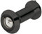 cyclingcolors Mirilla de puerta, hasta grosor de puerta de 60 mm, latón, negro mate, diametro 14mm