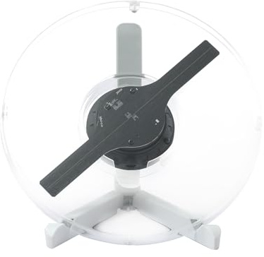 3D Hologram Fan with Cover, 3D Hologram Projector HD LED Advertising Display with Remote and Bluetooth and WiFi,1500+ Video Library and for Business,Bar,Halloween (25CM Hologram Fan with Cover)