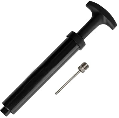 Portable Ball Pump with Needle – Hand Pump for Basketball, Football, Volleyball, Yoga & Exercise Balls – Includes 1 Needle – Compact Inflation Tool for Sports, Gym, and Outdoor Activities