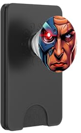 Wütender Cyborg PopSockets PopWallet für MagSafe