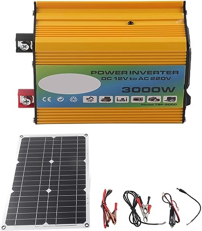 Kit d'énergie solaire Portable, onduleur avec double USB 30A 12V 24V, contrôleur de Charge solaire, panneau solaire 18W 18V (12V à 220V)