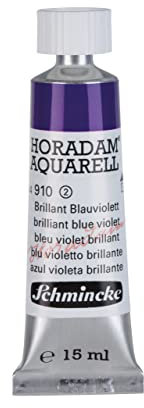 Schmincke – HORADAM® AQUARELL - feinste Künstler-Aquarellfarben, Brillant Blauviolett - 15 ml