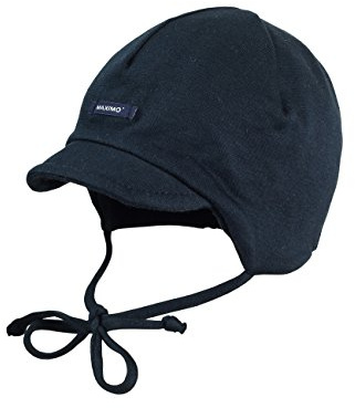 maximo Baby - Jungen Mütze Babymütze mit Dach, Einfarbig