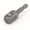 Sourcingmap Socket Adapter Adaptor Set 1/4 Hex Shank to 1/2 Impact Driver Drill