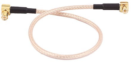 sourcing map MCX-JW-Stecker auf MCX-JW-Stecker RG316 Koaxialkabel Pigtail 20 cm