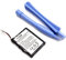 vhbw Akku kompatibel mit Apple iPod mini M9803Z/A, M9804/A, M9804, M9804CH/A, M9804B/A MP3-Player Musik Player (600 mAh, 3,7 V, Li-Ion)