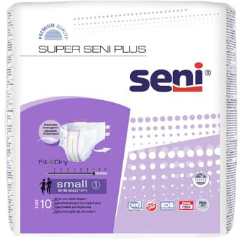 SUPER SENI Gr.1 small plus Windeln Nacht f.Erwach. 10 St