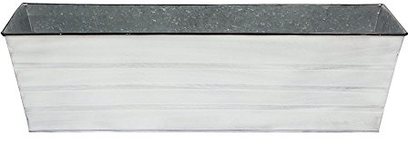Achla Designs Fioriera da finestra, metallo, bianco, L