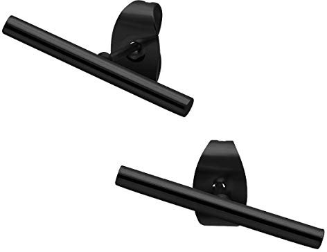 Soul-Cats 1 Paar Stäbchen Ohrstecker in der Farbe Schwarz