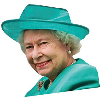 Queen Elizabeth Auto Aufkleber Fenster Aufkleber für Fahrzeuge Auto Fenster Cling Ride, lustige Ruth Bader Ginsburg Papst Francis Auto Aufkleber, einfache Entfernung hinterlässt keine Rückstände