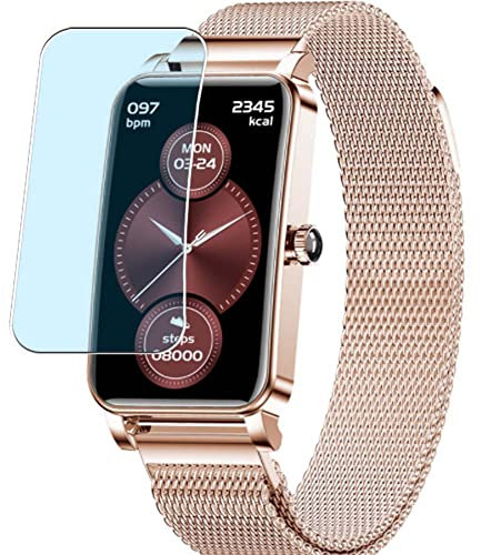 Vaxson 3 Stück Anti Blaulicht Schutzfolie kompatibel mit Yocuby zx19 1.47 Smartwatch smart watch Bluelight folie folien Displayschutzfolie ( nicht Panzer Schutz Glas folie nicht PanzerGlas )