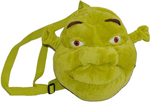 alles-meine.de GmbH 3-D Shrek Rucksack - Plüsch Kinderrucksack Kinder Kindergartenrucksack Plüschtier Oger