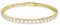 Swarovski Matrix Tennis, Rundschliff, Weiß, Goldlegierungsschicht