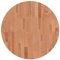 vidaXL Tischplatte, Holzplatte Holztischplatte Rund, Ersatzplatte Platte für Beistelltisch Bartisch, Massivholztischplatte Esstischplatte, Ø60x2,5 cm Massivholz Buche