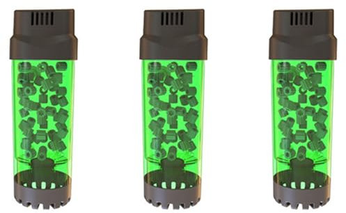 TsoLay 3X Acquario Serbatoio di Pesce Filtro Un Letto Mobile Fluido Filtro Un Bio Media con Filtro Ad Aria E Spugna LH-300