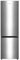 INFINITON Frigorifico Combi FGC-340C20XEN, 340 Litros, 200 cm de Altura, Tecnología No Frost Total,Fast Cooling y Fast Freezing,Iluminación LED interior, E, Inox