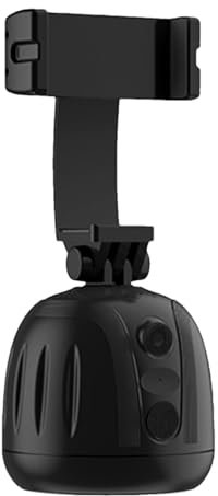 Trípode de Seguimiento Facial | Soporte cámara de teléfono con rotación de 360 Grados | Seguimiento Facial y Corporal impulsado por IA, trípode/Selfie