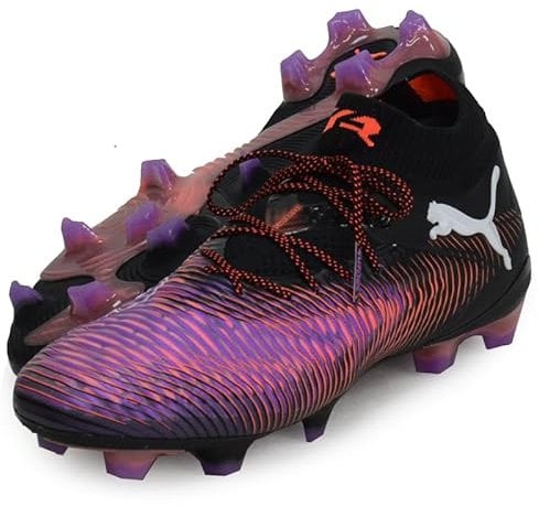 PUMA Future 8 Ultimate FG White Pack Weiß schwarzlila, 46,5 Unisex