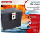 First Alert Basi-Saturn 2100-0013 Feuerfeste Dokumentenbox, Schwarz, DIN A4, 330 x 410 x 324 mm, Wasserdicht, Schlüssellock