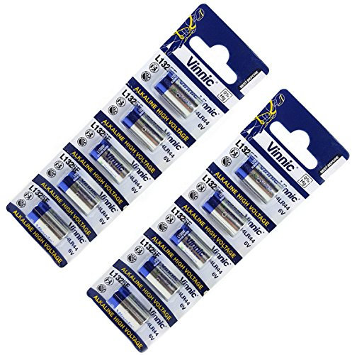 10 Vinnic 476A 4LR44 A544 V403PX PX28A Alkaline 6V Batteries (2 Packs of 5)
