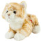 Teddys Rothenburg Kuscheltier Katze mit Stimme 30 cm (mit Schwanz) liegend rot/weiß getigert Plüschkatze by Uni-Toys