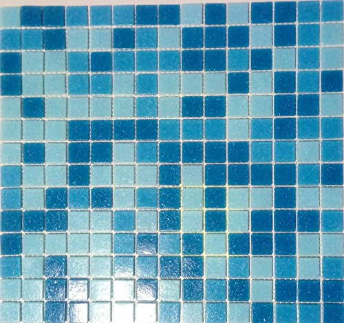Schwimmbad Mosaik Poolmosaik Aktion blau hellblau Mix papierverklebt MOS52-0402_Papier