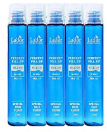 LA'DOR Perfect Hair Fill-Up Filler 13 ml x5 Haarbehandlung Ampullen Conditioner Haarserum Keratin und Kollagen Schützt Haar Schädlichen Umwelteinflüssen Verbessert Haarstruktur