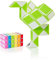 CUBIDI® Magic Snake Cube | Jouet de Poche pour Les Enfants de 4 à 8 Ans | Cadeau Anniversaire Enfants invites | Cadeau pour élèves - 36 Blocs | 2,3 mm x 1,8 mm | Vert