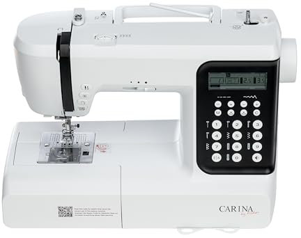 Carina by Fischer Nähmaschine Carina R Evolution 2021, Weiß, Metall