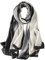 LumiSyne Femme Foulard En Soie Imprimé Fleur Classique Chaîne Géométrique Lettre Motif Châle Étole Léger Doux Écharpe Cadeau Pour Votre Lady Toutes Les Saisons