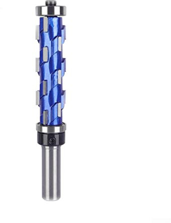 12 x 65 mm Schaft bündige Zierleiste, Fräser, Hartmetall, Spiral-Doppellager-Fräser-Bit, bündige Zierleiste, Fräser-Bit