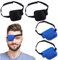 KWJEIULSOQ 4Stuck Augenklappe Medizinisch Eye Patches Augenpflaster Erwachsene Augenklappe Medizinisch Erwachsene Einzelne 3D Abdeckung, Verstellbare, Wiederverwendbar (D)