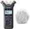 DR-07X Handheld Audio-Recorder mit Interface-Funktion + keepdrum WSBW Fell-Windschutz