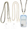 HANIUTTY Chaine Telephone Portable,120 CM Cordon Telephone Portable Collier Telephone Portable Tour de Cou Telephone Portable Avec 2 Patchs Compatible avec la Plupart des smartphones