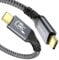 USB 4 Kabel und Thunderbolt 4 Kabel, 40Gbps USB C Datenkabel, PD 3.1 240W 48V5A Schnellladung, 8K 60Hz 4K 144Hz 2K USB C Monitor Video Kabel für Dockingstation, SSD, Laptop, Monitor, MacBook (1m)
