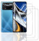 HonJenSeoa Protector de pantalla de película de hidrogel para Xiaomi Poco X4 Pro 5G, 3 Piezas película protectora de TPU suave transparente HD Curva 3D de Cobertura Completa Sin Burbujas