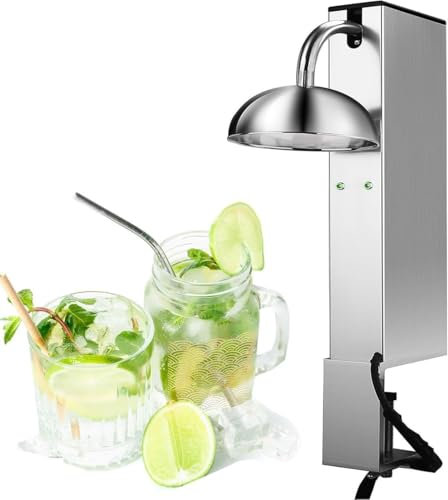 Sofortiger Glaskühler, CO2-Getränkekühler mit mehrfarbigem LED-Licht, für Wein, Cocktails, Champagner, Mixgetränke und Saft, 8–10 Sekunden pro Tasse