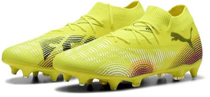 PUMA Erwachsene Future 8 Match MxSG Fußballschuhe 44, Yellow Alert Black Sun Struck Pink
